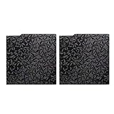 Glayent 2X Piastra di Costruzione PEO PEI per Stampante 3D per Bambu-Lab X1/X1C/X1E/P1P/P1S/A1, Piastra In Acciaio per Molle PEO+PEI A Doppia Faccia 257x257mm immagine