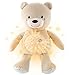 Chicco First Dreams Orsacchiotto Peluche Baby Bear, Soffice Pupazzo Proiettore con Luce Notturna Bambini, Effetti Luminosi e Rilassanti Melodie, Beige - Giochi Neonato 0 Mesi +
