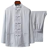 ZooBoo Tai Chi Uniform Shirt - Qi Gong Martial Arts Wing Chun Shaolin Kung Fu Shirt Training Cloths...