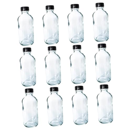 KICHOUSE 120ml Reagent Bottles Set Lab Chemical Reagent Bottle Fine Polished Finish for Education and Research