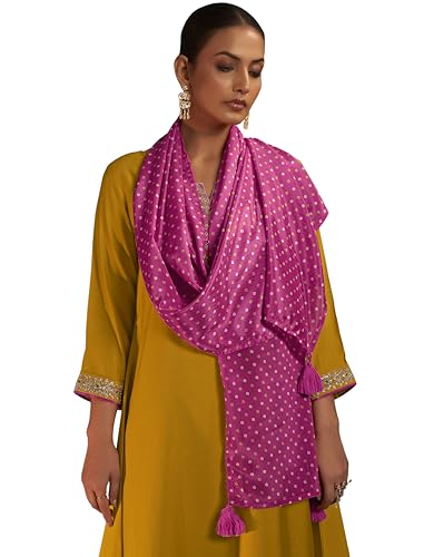 Robe ethnique jaune de mariage et tenue festive Kurta Chanderi pour femme
