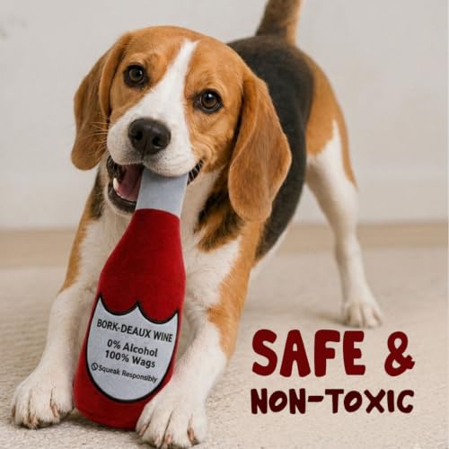 Image of Mutt of Course Bork-deaux Wine Dog Toy