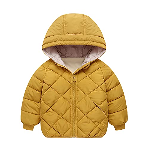 Boys Girls' Winter Coat Light Puffer Jacket Hooded Warm Down Coat Outwear Water-Resistant Packable Puffer Jacket Coat