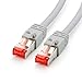 Produktbild CAT.7 Ethernet Patchkabel (RJ45) | 3m | grau | LAN-Kabel | Netzwerkkabel | S/FTP | bis zu 10 Gbit/s