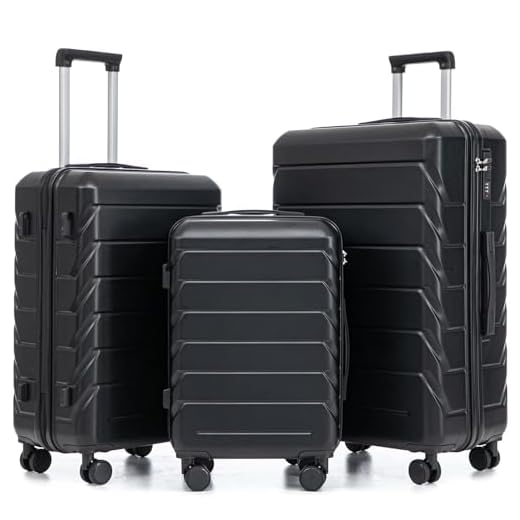 How well does hardside luggage wear Merax 3-Piece Hardshell Suitcase Set
