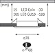 Paulmann 92480 Einbauleuchte Choose Spot starr max. 3x10W Deckeneinbaustrahler Weiß matt Einbaulampe ohne Leuchtmittel Alu