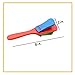 2 Pcs Professional Castanets, Single Set with Handle，Wooden Castanet Clapper Educational Musical Percussion 8 inch (Blue +Red + Green)