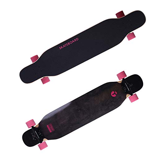 LASERIPLF Cubierta del monopatín Completo para niños y Adultos, Dobles Trucos Kick Adulto Patín para el Principiante, Regalo de cumpleaños para Adultos Cuentos para niños A