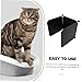 COLLBATH 3pcs Cat Litter Box Protector Cat Litter Box Enclosure Splash Guard Easy to Fit for All