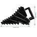 2 Pack Wheel Chocks, Tire Chocks with Handle Car Anti-Slip Block Tyre Slip Stopper Wheel Block Tire Support Pad Helps Keep Your Cars Trailer RV in Place(Black)