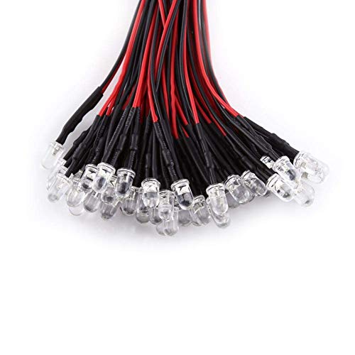 50Pz LED Diodi ad Emissione Luminosa DC 9-12V