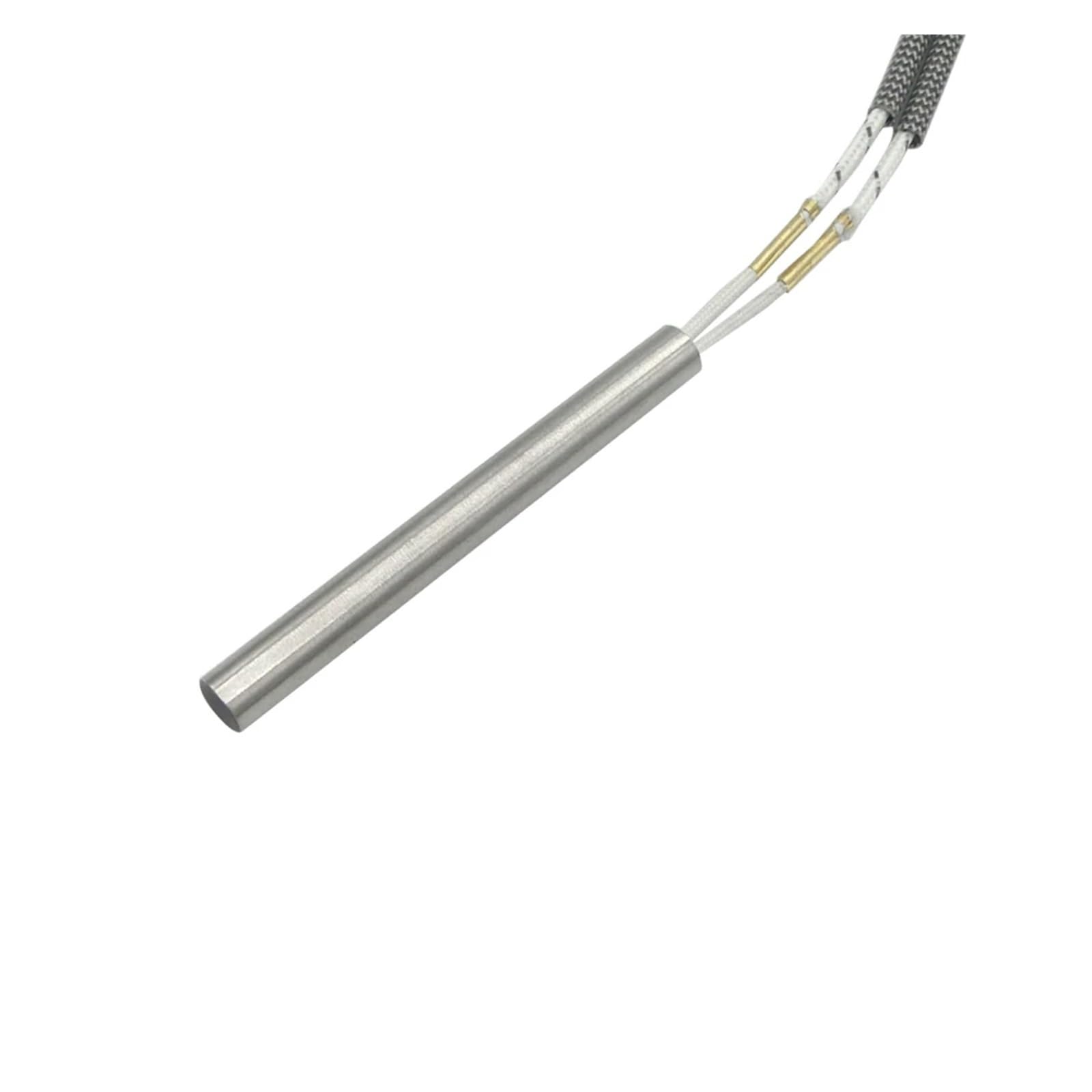 Elemento calefactor tubular de 12 x 100 mm, CA 110/220/380 V, calentador de cartucho de un solo extremo, 300/400/500 W, 10 unidades(220V,304SUS 400W 12x100mm)