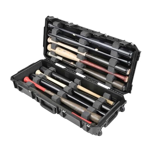 Durable Baseball Bat Case for 10 Bats
