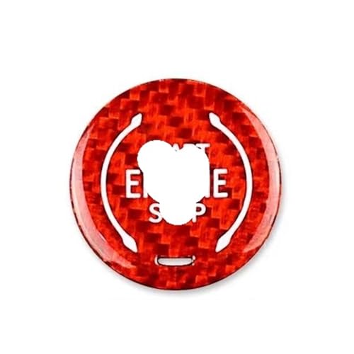 Embellecedor de botón de arranque premium en color rojo para Corvette C8 y Cadillac CT5
