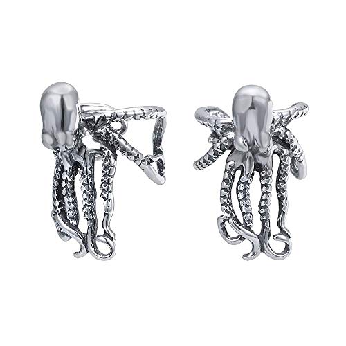 Stainless Steel Gothic Octopus Ear Cuff Helix Piercing Jewelry Stud Earrings For Women #TOP2