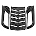 JENEROUMAN for Mustang Rear Window Louvers Compatible with 2015-2025 Ford Mustang Window Louvers Sun Shade Vent Covers Glossy Black