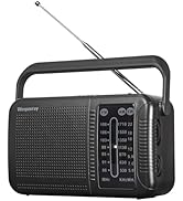 Amazon.com: Portable Radio AM FM Shortwave Vintage Radio, Great ...