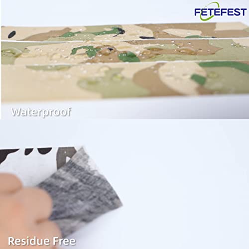 Cinta de camuflaje de postre de 2 pulgadas evita reflejos y arañazos 6