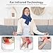 Heated Neck Wrap with 5000 mAh Power Bank, Cordless Heating Pad with Adjustable 3 Heat Settings, Soft Neck Warmer for Pain Relief, Muscle Relaxation, Portable Heated Neck Scarf