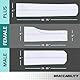 BraceAbility Brustgurt für gebrochene Rippen, elastisch, für rissige, gebrochene oder ausgekugelte Rippen, Schutz, Kompression und Unterstützung (männlich – passend für 61-152,4 cm Brustumfang)