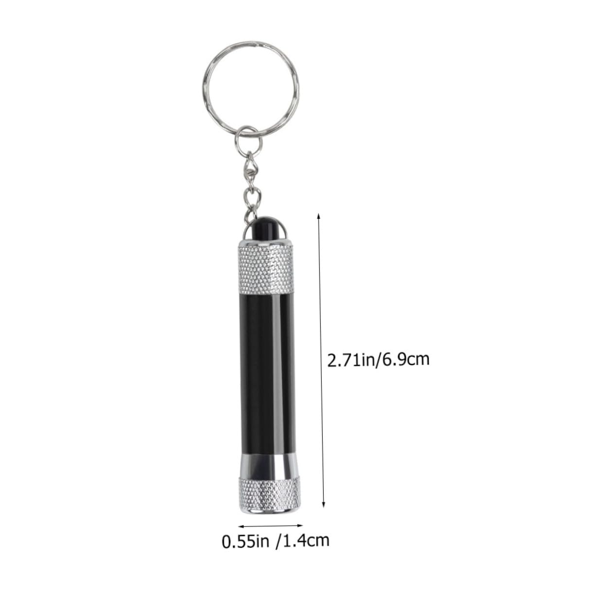 Toyvian 12pcs LED Key Ring Flashlight Mini Keychain Emergency Lights Portable Mixed Color for Outdoor Activities Fishing and Emergencies