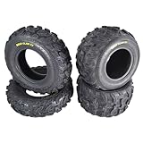 Kenda Bearclaw EX K573-22x7-10 Front & 22x11-10 Rear Tires for All Terrain (ATV),...