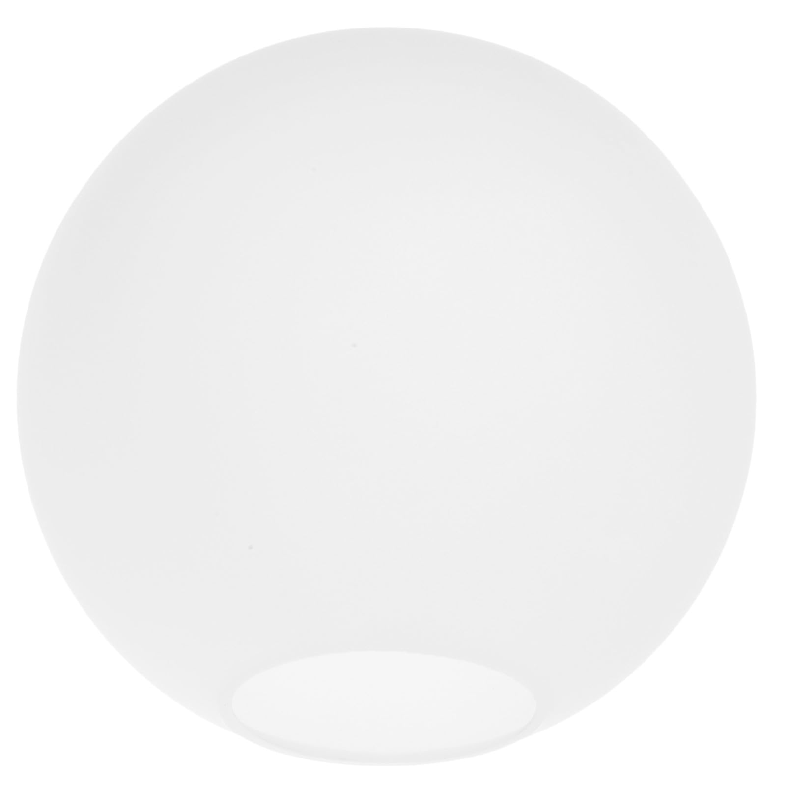Pantalla de lámpara de cristal esférica de 18 cm, cubierta para lámpara de techo, vidrio blanco, protege la luz de techo y lámpara colgante, para sala de estar