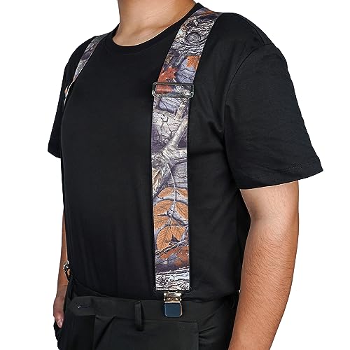 Image of MELOTOUGH Men's Suspenders w /Clip Heavy Duty suspenders for men Big and Tall Work suspenders for Jeans