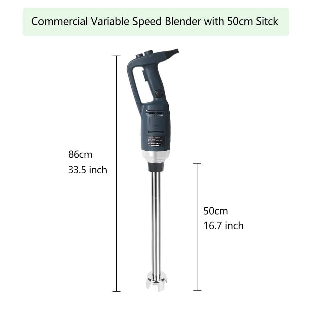 Commercial Immers Blender - 500W Zmienna prędkość do stosowania