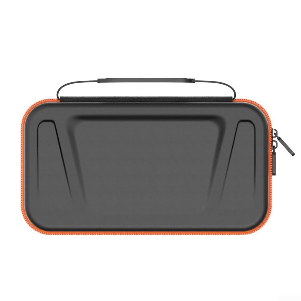 Funda de viaje, para Nintendo Switch 2 con batería externa de 10000 mAh, funda de transporte rígida de EVA, puerto de carga, capacidad para 12 tarjetas de juego, color negro