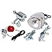 SODIAL Faro y luz Trasera Alimentado Dinamo de Ciclismo Luz Trasera de...