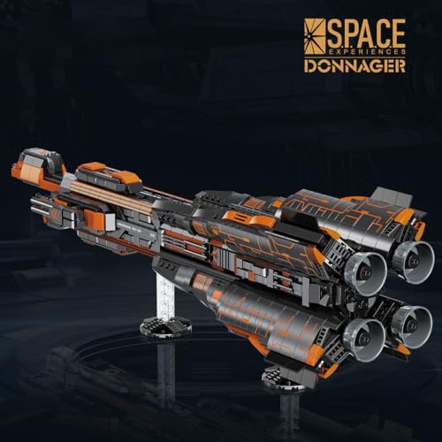 DERELOAS Spacecraft Building Blocks Set- Spaceship Building Kits for Adults, 3D Spacecraft Model Kits, DIY Interstellar Model Building Bricks, Home Decor Gift for Christmas (6395PCS) - Image 2