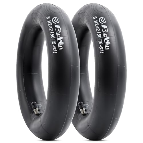 Image of 2 PCS 8.5 Inch Heavy Duty Scooter Inner Tubes, 8 1 /2 x 2 (50 /75-6.1) TR4A Straight Stem Valve Tire Tubes Compatible with 8 1 /2x2 8.5x2.0 Xiaomi M365 /Pro 2 /1s Electric Scooter Tire Tubes