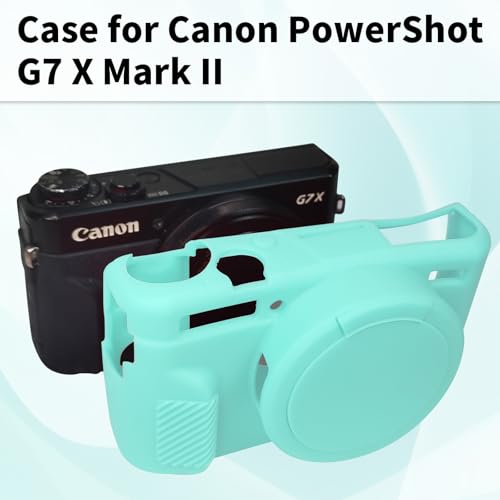 Funda de silicona suave para Canon G7X II azul claro - Fernando Cortés Funda de silicona suave para Canon G7X II azul claro - Fernando Cortés