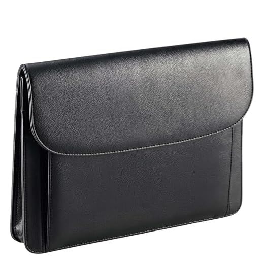 D&N Business Line portfölj, 37 cm, 7 L, svart