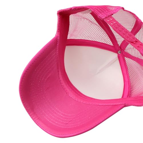 Image of TZ Promise Men Women Foam Trucker Hat Mesh Cap Solid Colors Lightweight with Adjustable Snapback Collection