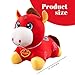 Imagen de Bemonew Caballo de Peluche del Año del Caballo 2026 Juguete de Peluche de decoración de Año Nuevo Chino Linda Figura de Mascota para decoración hogar Interior y Exterior 10 Pulgadas