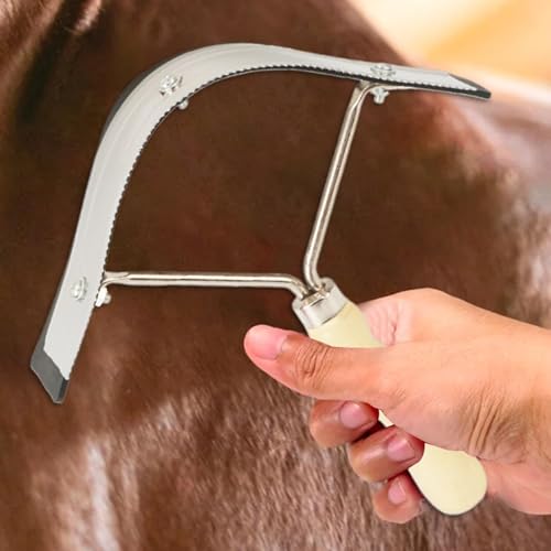 Ferramenta de preparação para cavalo, raspador de suor de cavalo - Raspador de preparação de cavalos