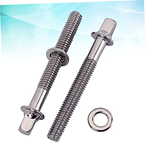 6 tornillos con arandelas para batería de acero inoxidable miniatura 4