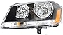 Evan Fischer Headlight Assembly Compatible with 2008-2014 Dodge Avenger Halogen RT Model Driver Side