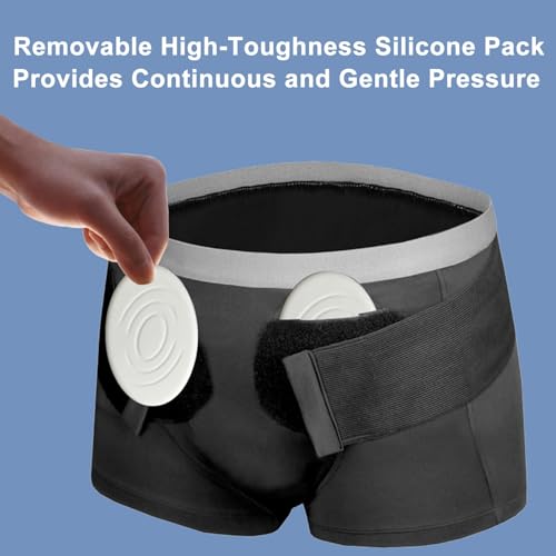 Faja para Hernia Inguinal para Hombre con 2 Almohadillas miniatura 4