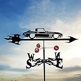 Cette belle girouette a été fabriquée en acier inoxydable et vernie pour ajouter une couleur durable à votre jardin, facile à assembler, durable à utiliser.