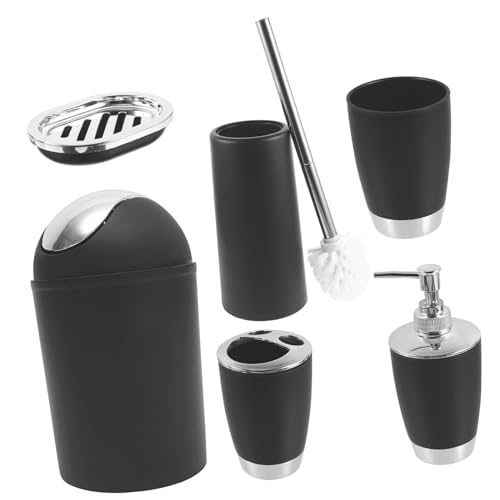 Kit de accesorios de baño PRETYZOOM de 6 piezas para organizar el lavabo 4