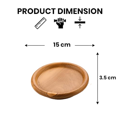 Image of Wooden Wardrobe Handle /Handle for Cabinet /Modern Teak Wood Handle /Door Handle for Wardrobe (6 Inch) Natural Wood Finish-| 3 Years Warranty |