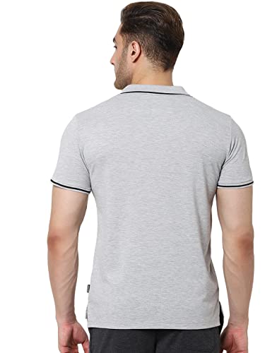 Image of Jack & Jones Men's Yellow Polo Collar Slim Fit T-Shirt
