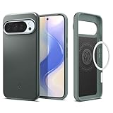Spigen Thin Fit MagFit Coque pour Google Pixel 10 et Pixel 10 Pro Compatible avec Pixelsnap et MagSafe [0,07 Pouces Silhouette]   Vert Sauge