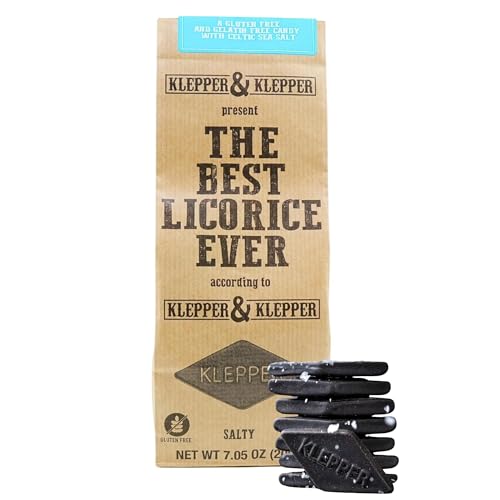 Klepper and Klepper Salty Black Licorice Salmiak