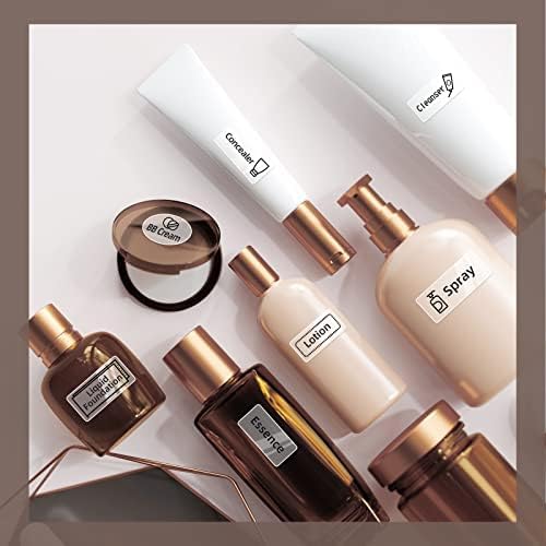 NIIMBOT Refill Labels Compatible with D11/D110/D101/H1S Label Maker, Waterproof, Oil-Proof Travel Bottles Labels for Storage Bins, Jar, Cosmetic Container, JADENS D110&D11 - Image 5