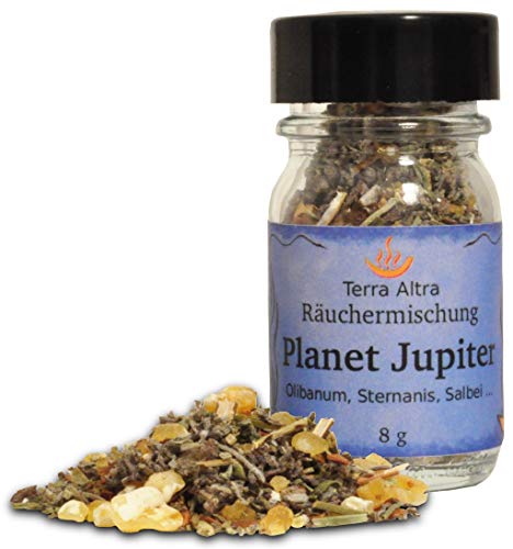Preisvergleich Produktbild Alterras - Planeten-Räuchermischung: Jupiter Weithalsflasche 50ml 8g