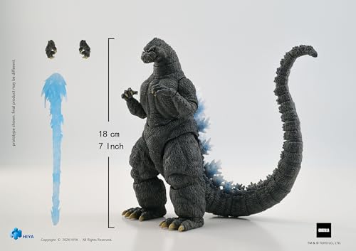 Hiya Toys Godzilla Vs. Ghidorah: Heat Ray Godzilla Hokkaido Exquisite Basic Series Previews Exclusive Action Figure - Thumbnail 5